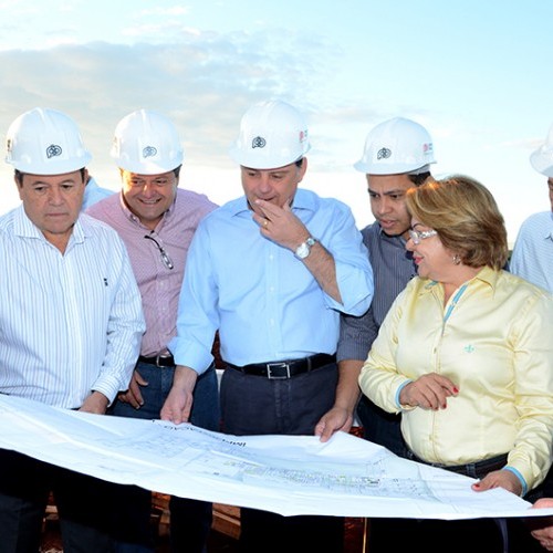 Visita às obras do Hugo 2 e Centro de Excelência do Esporte