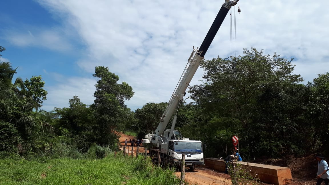 Ponte de madeira na GO-326 é substituída por estrutura de concreto