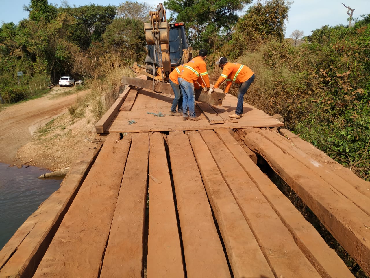 Goinfra inicia recuperação de ponte na GO-336