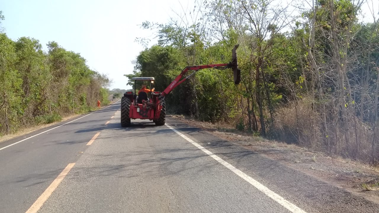 GO-156 e GO-164 estão em manutenção na região Norte de Goiás