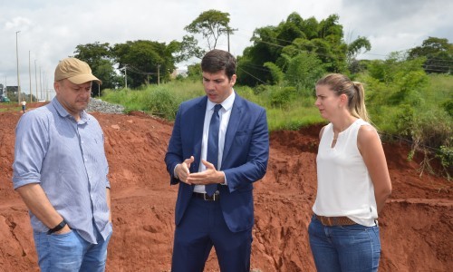 Presidente da Goinfra acompanha início das obras de recuperação de erosão na GO-070