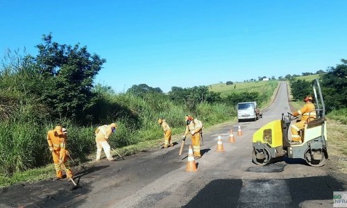 Frentes de serviço da Goinfra promovem reparos localizados nas rodovias goianas