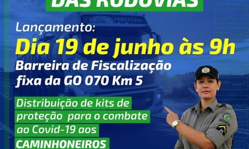 Operação Guardião: Caminhoneiros vão receber material de proteção e orientação contra propagação da Covid-19