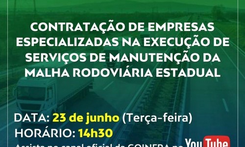 Goinfra realiza audiência pública para debater contratação de empresas para manutenção da malha rodoviária em Goiás