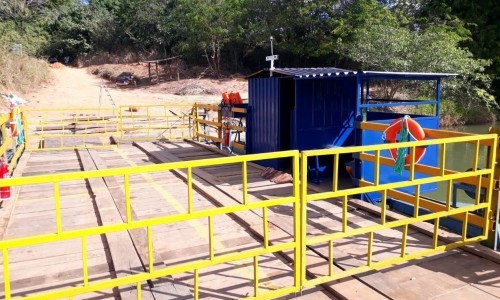 Governo de Goiás conclui reforma da balsa Ada, que liga Arenópolis e Montes Claros