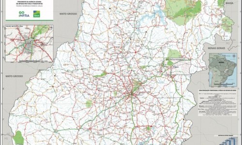 Goinfra apresenta mapa atualizado da situação da malha rodoviária estadual