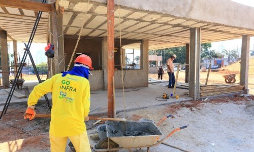 Com obras em ritmo acelerado, Praça de Esportes do Setor Pedro Ludovico ficará pronta no próximo semestre