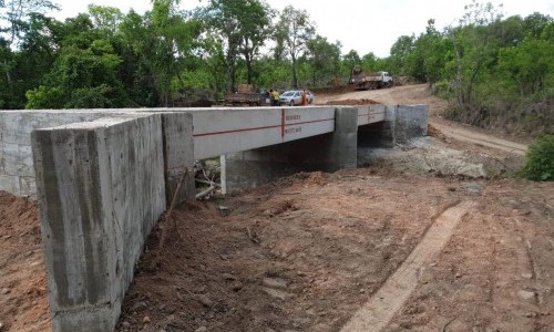Goinfra promove construção de nova ponte na GO-164, entre Mozarlândia e Crixás