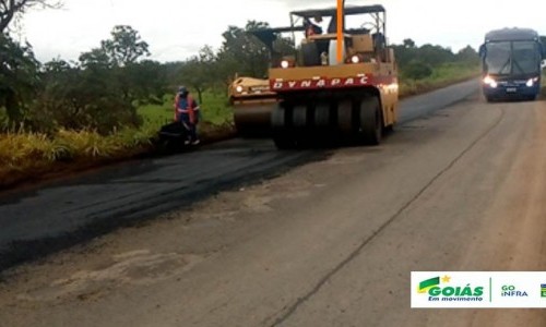 Goinfra executa restauração da GO-504, em Catalão