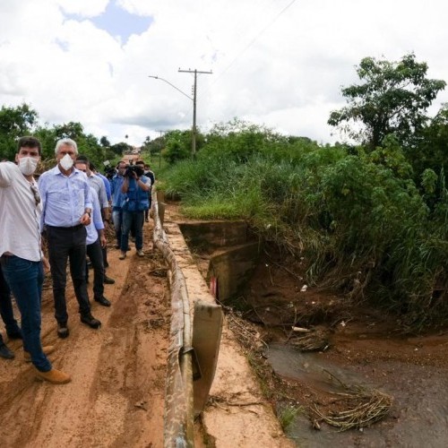 Em Luziânia, governador determina retomada da construção de ponte na GO-010, paralisada há 7 anos