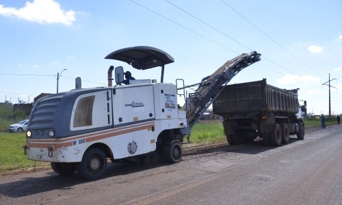 Lançamento das obras de recapeamento da GO-164, entre Quirinópolis e Paranaiguara