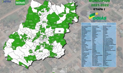 Goinfra lança programa para recuperar ruas e avenidas em 100 municípios