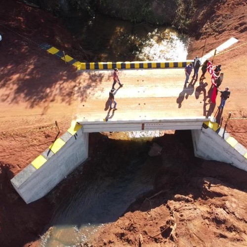 Inauguração ponte rio Cachoeirinha