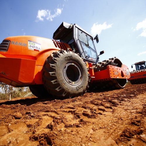 Retomada de obras da GO-174 entre Diorama e Montes Claros