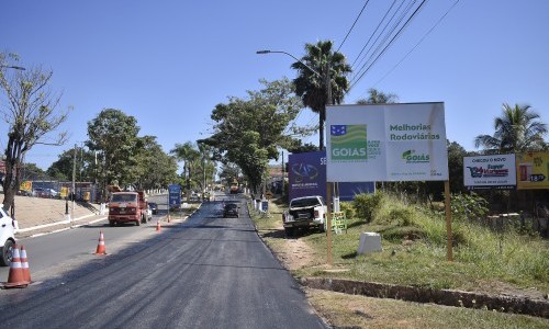 Recapeamento da GO-225 perimetro urbano Santo Antônio do Descoberto