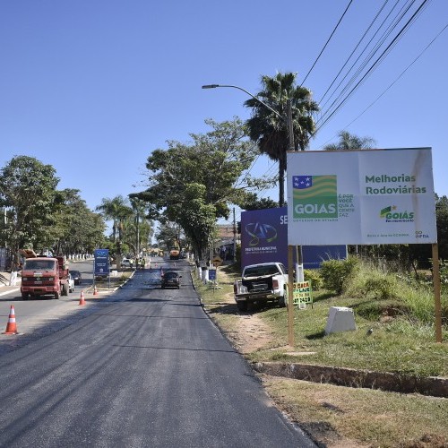 Recapeamento da GO-225 perimetro urbano Santo Antônio do Descoberto