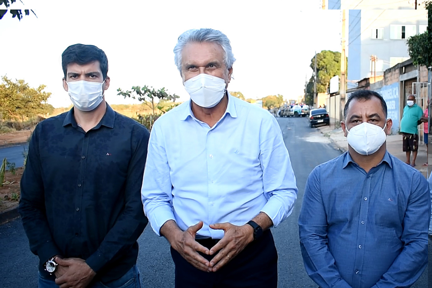 Em Novo Gama, governador inaugura obras na GO-520