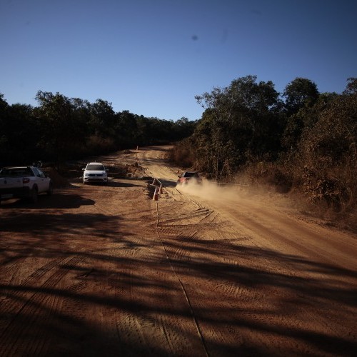 Formosa ponte GO-116 em contrução