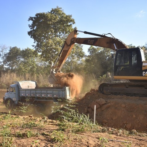 GO-239 São José dos Bandeirantes - Início das obras de pavimentação 