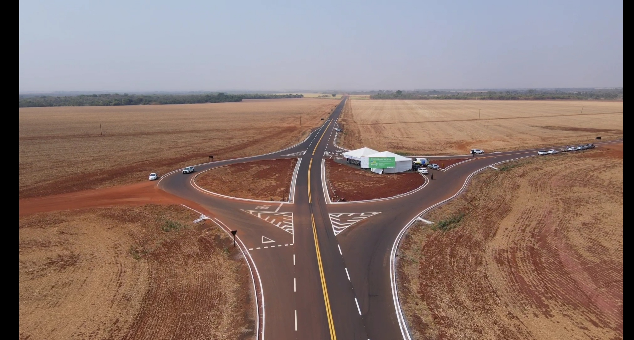 Governo de Goiás inaugura pavimentação de novo trecho de 21,79 km da GO-487, entre Edéia e Vicentinópolis