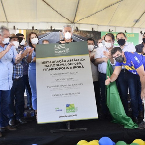 Governo de Goiás inaugura reconstrução do Anel Viário de Iporá e restauração da GO-060, que liga município a Firminópolis