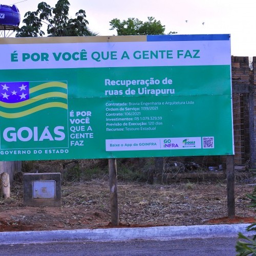 Goinfra inicia obras do Goiás em Movimento-Eixo Municípios em Uirapuru e Nova Crixás