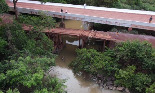 “É uma ponte que esperavam há 20 anos”, diz Caiado, em Formosa, ao inaugurar estrutura sobre Rio Paranã, na GO-484