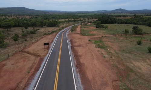 No Oeste goiano, Governo de Goiás inaugura conclusão da pavimentação da GO-174, entre Montes Claros de Goiás e Diorama