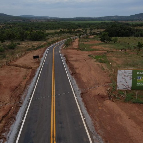 No Oeste goiano, Governo de Goiás inaugura conclusão da pavimentação da GO-174, entre Montes Claros de Goiás e Diorama