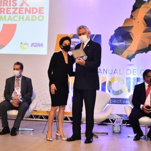 Em encontro da FGM, Caiado e Pedro Sales recebem homenagens e elencam ações do Governo de Goiás para o desenvolvimento dos municípios