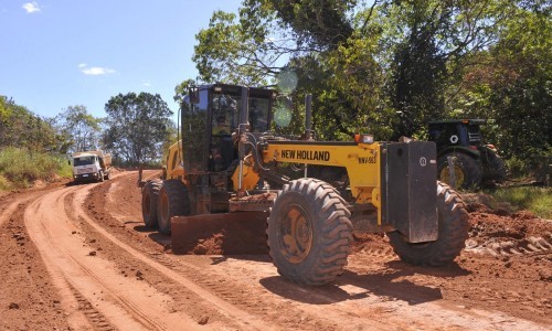 Goinfra leva serviços das Patrulhas Mecânicas a Palestina de Goiás, no Oeste goiano