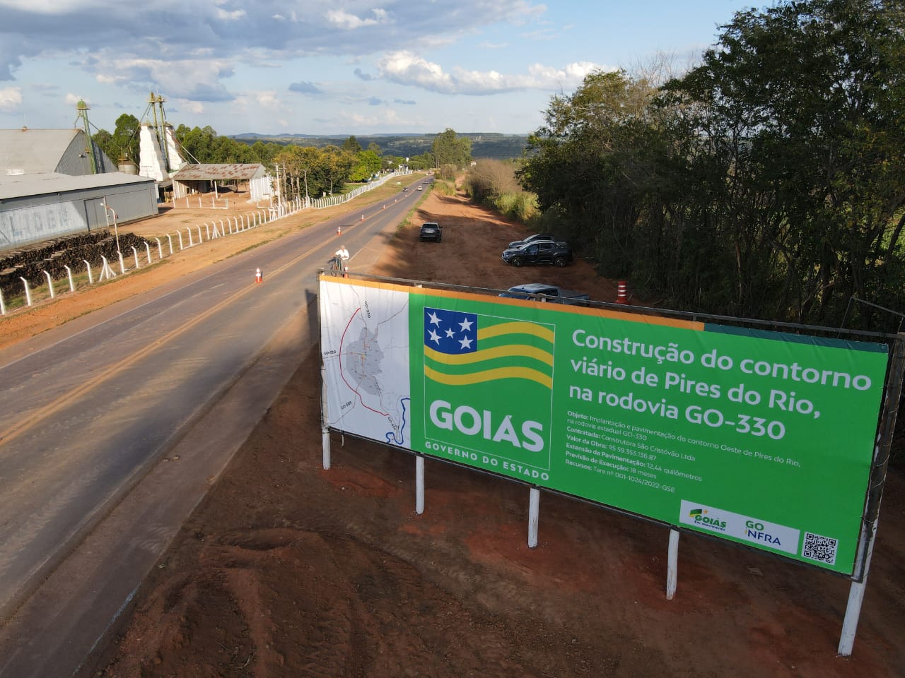Goinfra lança obras de construção do contorno viário de Pires do Rio, no Sudeste goiano