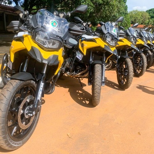 Goinfra entrega 10 motos ao Comando de Policiamento Rodoviário