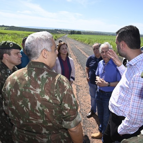 Governo de Goiás e Exército Brasileiro vistoriam trecho da GO-213 que será duplicado