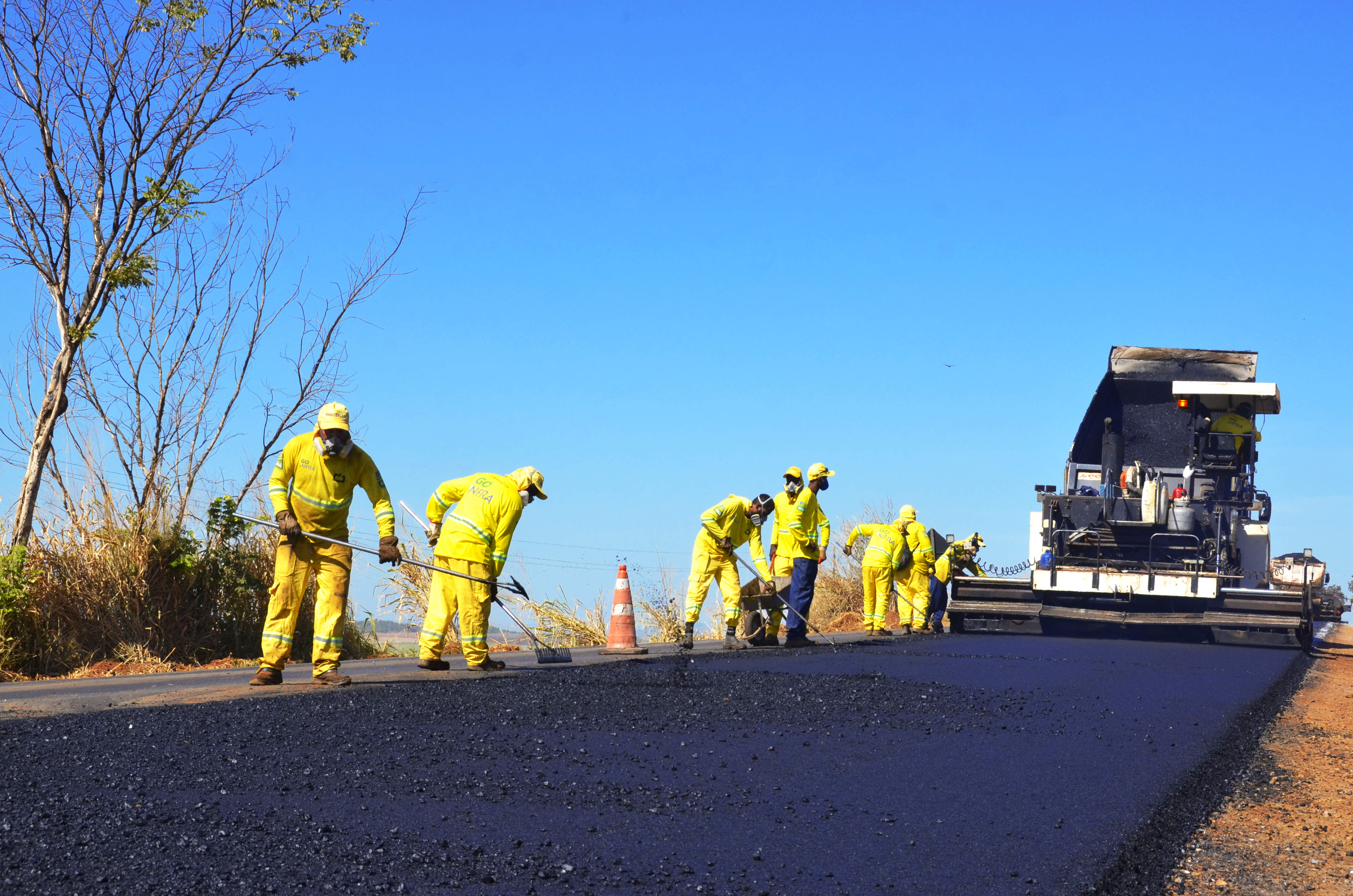 Primeira obra executada com recursos do Fundeinfra avança em Goianésia