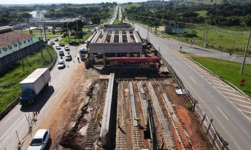 Obras do Viaduto Portal da Fé chegam a 30% de execução em Trindade