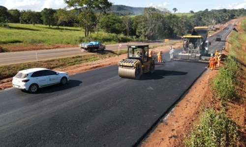 Governo de Goiás chega a 40% de execução na obra de duplicação da GO-010