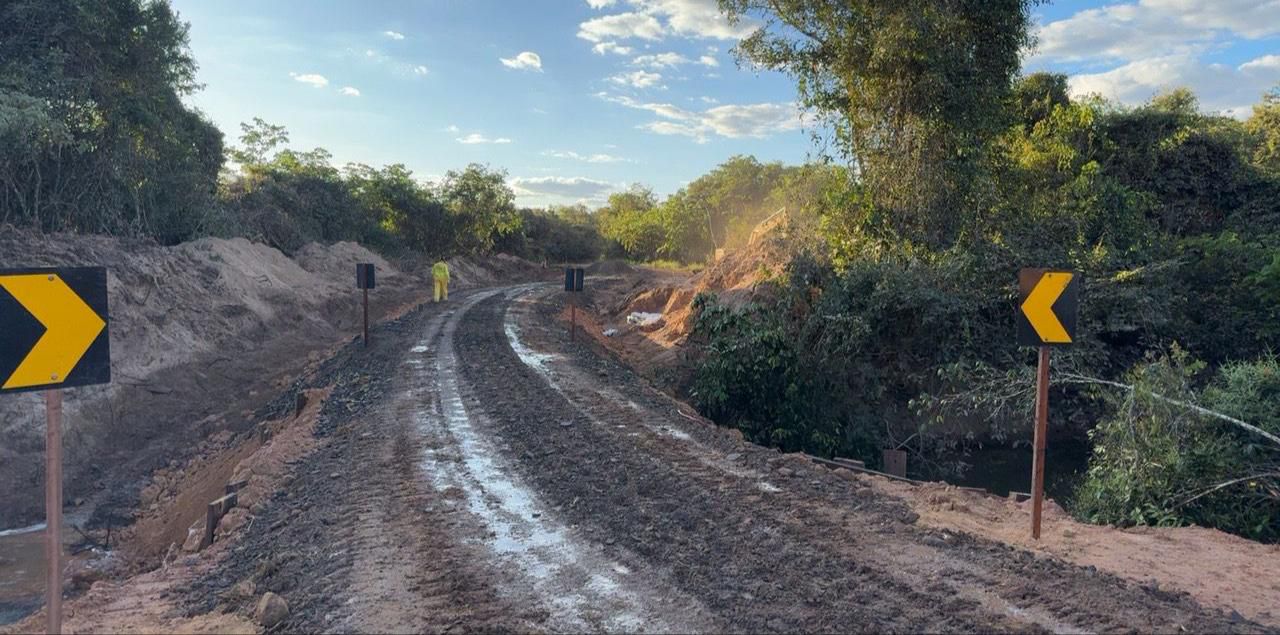 Goinfra restabelece tráfego na GO-341 entre Caiapônia e Mineiros