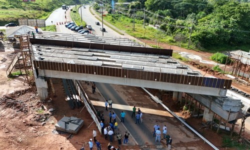 Vistoria do viaduto da GO-020 e duplicação de trecho da GO-010
