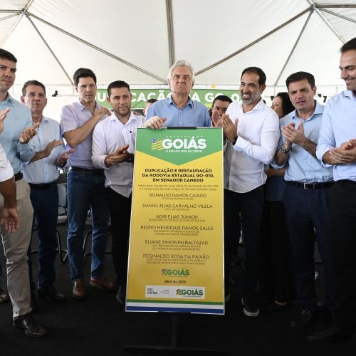 Governo de Goiás inaugura duplicação da GO-010, em Senador Canedo