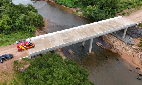Goinfra conclui pontes de concreto na zona rural de Nova Roma