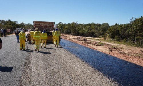 Presidente da Goinfra vistoria obras da GO-108, entre Guarani de Goiás e Parque Estadual Terra Ronca