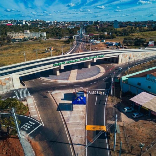 Inaugurado Viaduto Ronaldo Ramos Caiado Filho, em Trindade