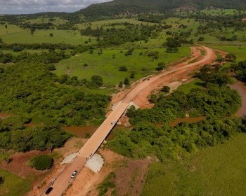Goinfra inaugura ponte sobre o rio Santa Maria, em Campestre de Goiás