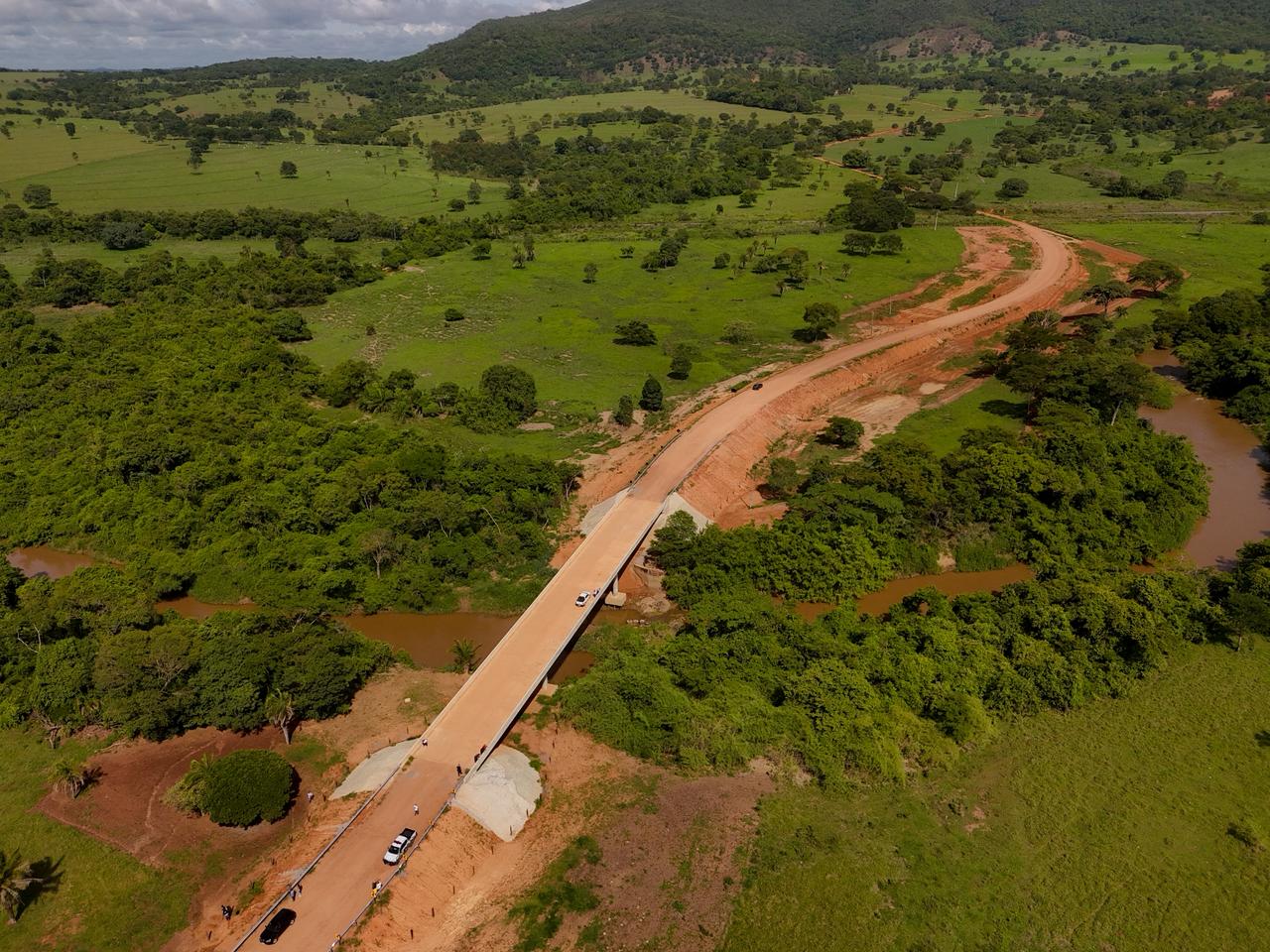Goinfra inaugura ponte sobre o rio Santa Maria, em Campestre de Goiás
