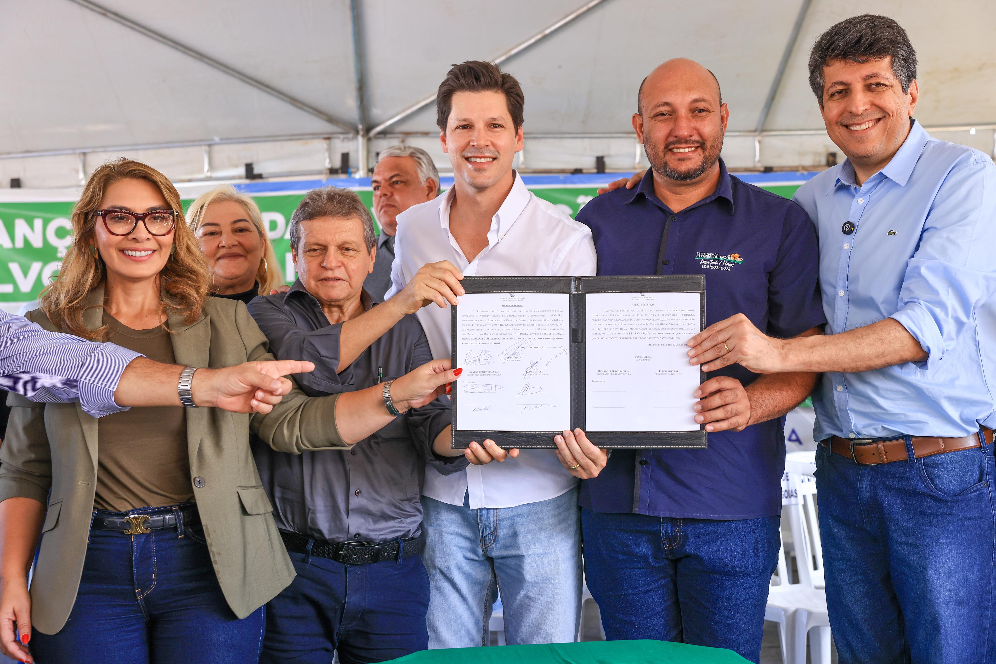 Goinfra dá início à pavimentação da GO-236 em Alvorada do Norte