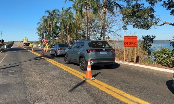 Recuperação da Ponte Quinca Mariano altera tráfego na divisa entre Goiás e Minas Gerais